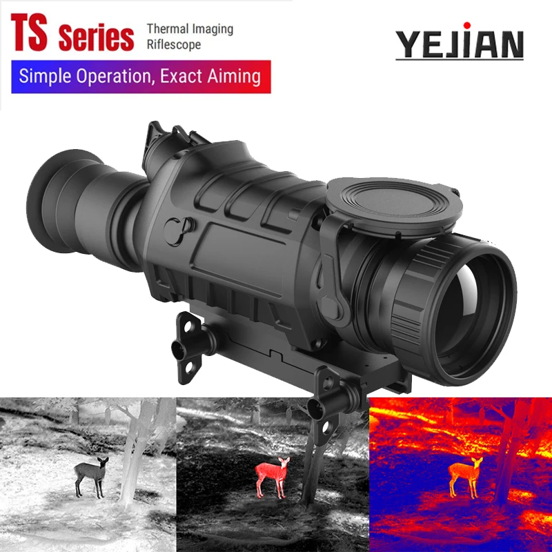 

YEJIAN Thermal Scope Monocular Thermal Night Vision Imaging for Hunting Riflescope Sight TS425 TS435 TS450 IR Resolution 400x300