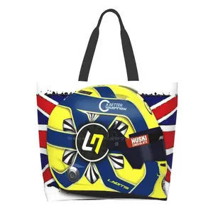 Lando Norris - 2020 Art Print Handbags Shoulder Bags Large size Lando Norris Motor Racing Grand Prix Auto Mclaren
