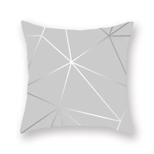 

Inch Protectors Pillow Case Home Decor Cushion Cover Gray Lumbar Geometric Elements Sofa