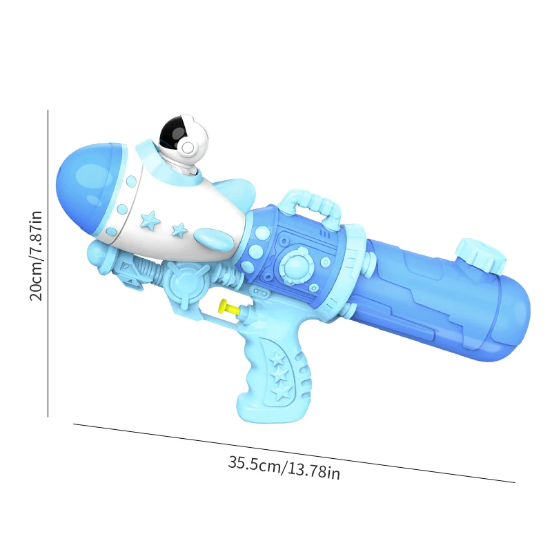 Фигурка астронавта с водяным пистолетом большой емкости для пляжных игр и