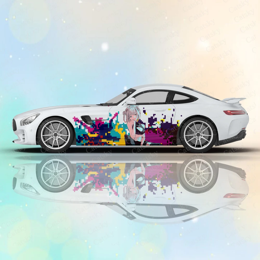 

Nanakusa Nazuna Yofukashi no Uta наклейки для кузова автомобиля аниме Itasha виниловая наклейка на боковую сторону автомобиля Наклейка автомобильный Декор пленка