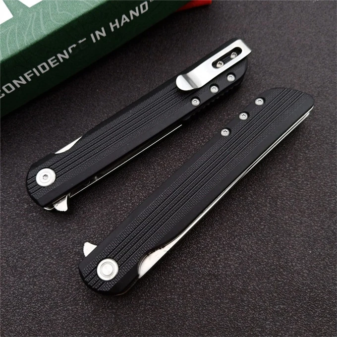 Складной нож CR3810 атласное лезвие с усиленной нейлоновой ручкой и карманным