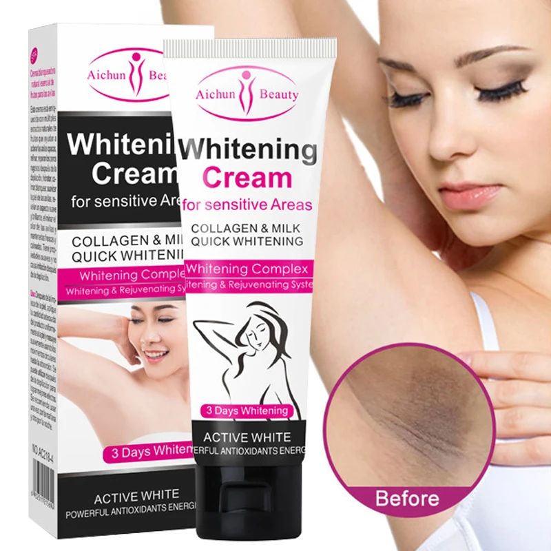 

Whitening Cream Lighten Pigmentation Moisturizing Nourishing Brighten Remove Armpits Neck Knees Elbows Dullness Skin Care 50g