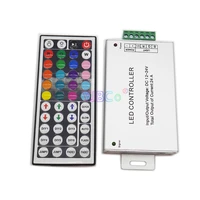 dc 12v 24v rgb led strip controller 12a 24a dimmer switch 44key ir wireless remote for rgb smd 2835 5050 3528 lights tape
