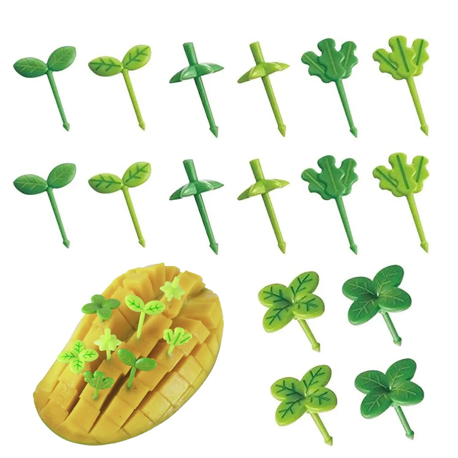 

Четырехлистный клевер фруктовые вилки 16 шт. Милая коробка бэнто Декор вилки пирог маленькие Вилки Десертные Вилки мультяшная еда фруктовые...