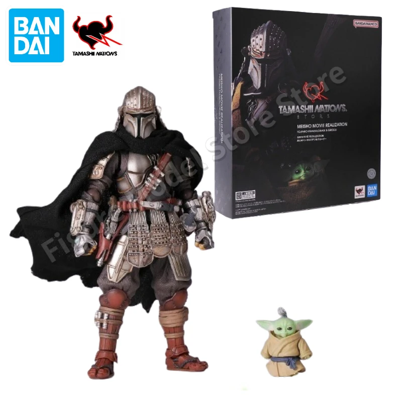 

В наличии Bandai киносъемка Звездные войны мандалор Grogu аниме экшн-Фигурки игрушки коллекционер моделей