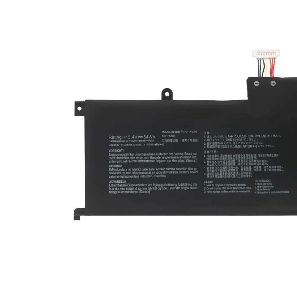 Новый аккумулятор для ноутбука C41N2002 ASUS ZenBook Pro 15 UX535 UX535L UX535LH UX535LI UX535LH-BH74 UX535LH-BN002T 4 В