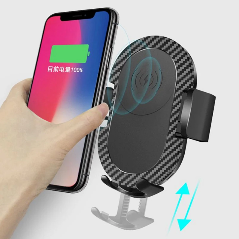 

Car Phone Mount Wireless Charging Charger Air Vent Clip Holder Universal Stand Hands-Free Cradle Car Styling