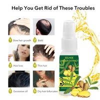 hairdressing ginger hair care essential oil hair conditioner hair growth liquid strong and tough hair damage repair