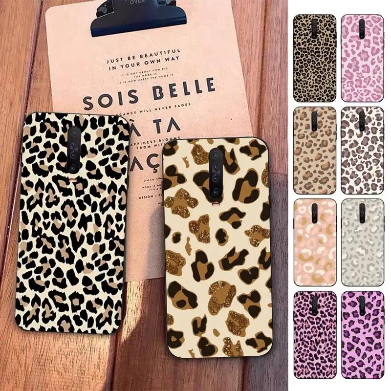 

Leopard Print Phone Case for Redmi 5 6 7 8 9 A 5plus K20 4X S2 GO 6 K30 pro