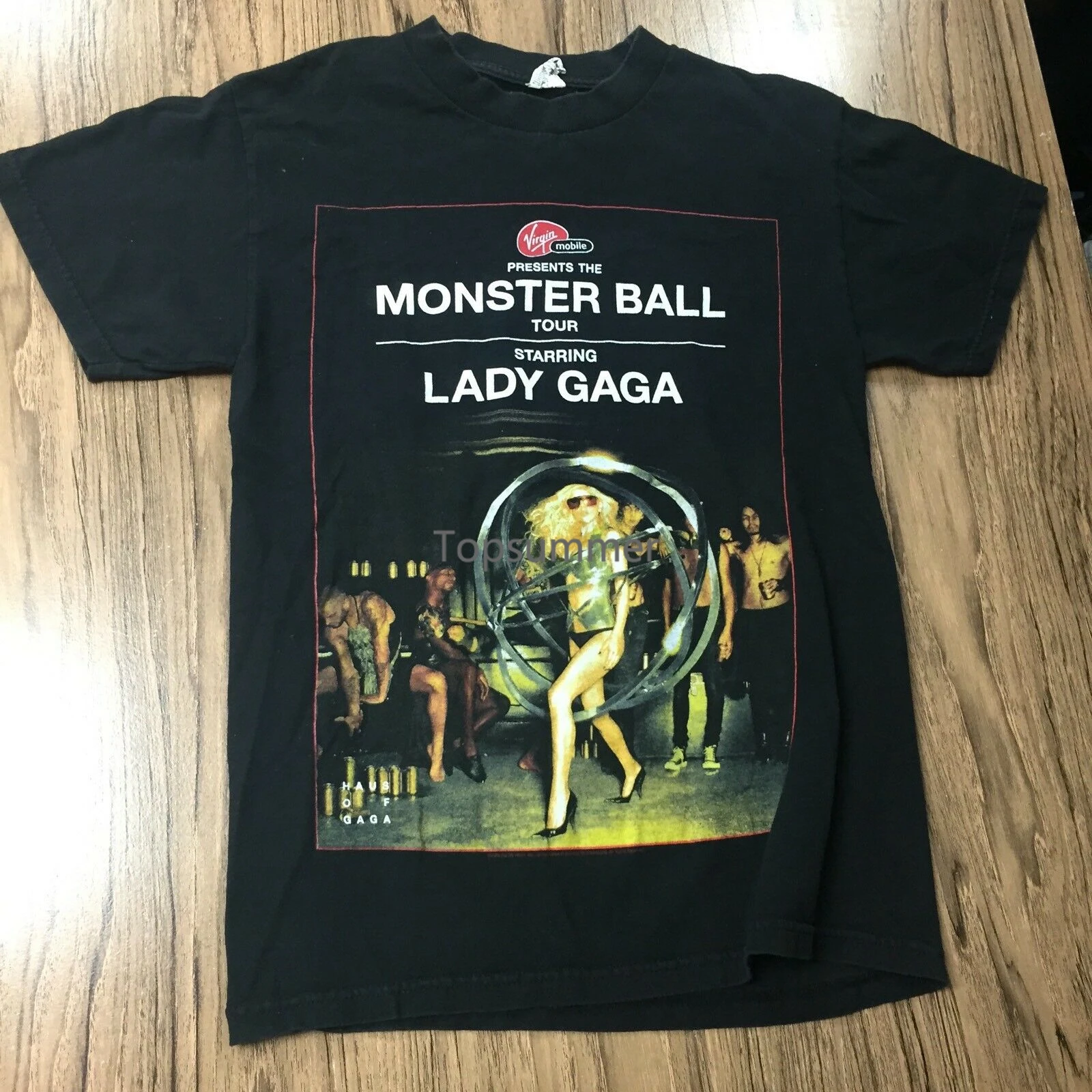 

Lady Gaga Monster Ball Tour Shirt Size S #6472 Men T Shirt Short Sleeve Print Casua Print T Shirt For Men 2019