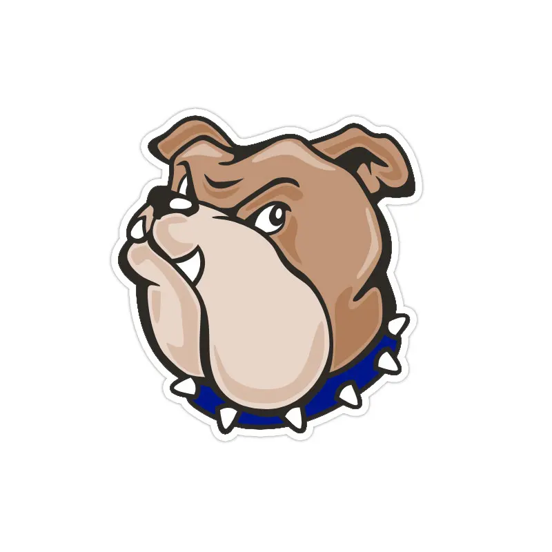 

Interesting Funny Cute Bulldog Car Sticker Bomb Cartoon Auto Detailing Window Decals Stylish Animal Decor PVC15x14cm