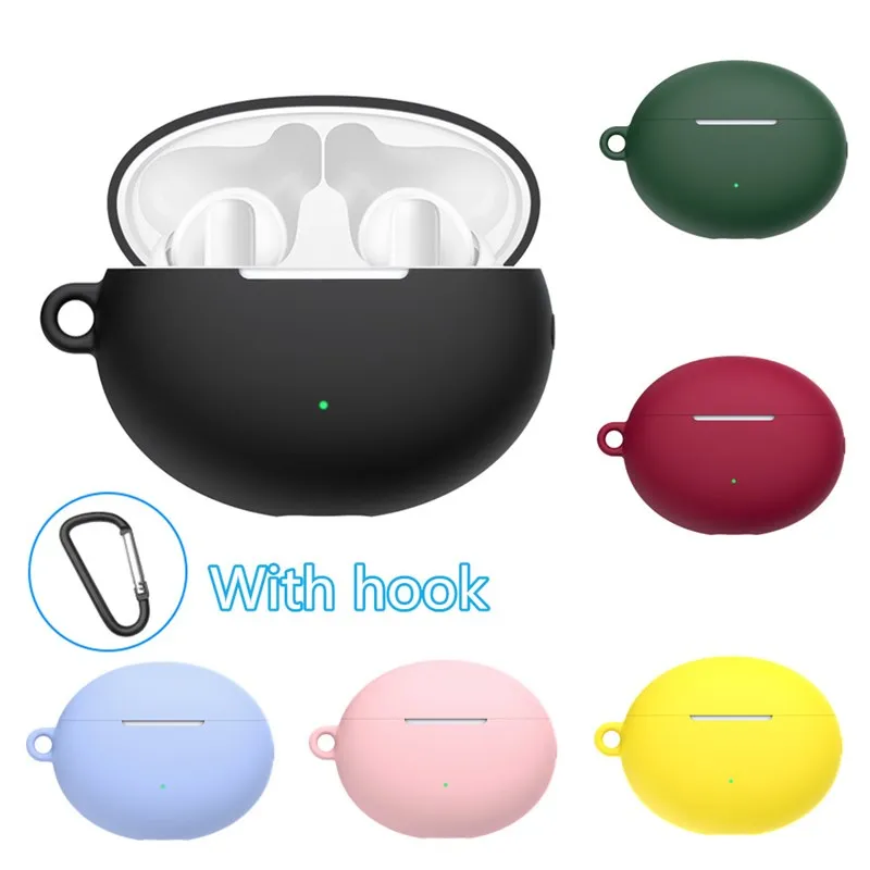 

Silicone Earphone Cover Case For Huawei Freebuds 4i Headset Protector Shell Accessories For Freebuds 4i Case With Hook