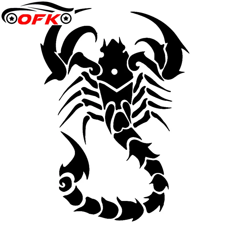 

Hot Sell Tribal Scorpion Fashion Animal Vinyl Car Sticker 15.1c m*10.5cm