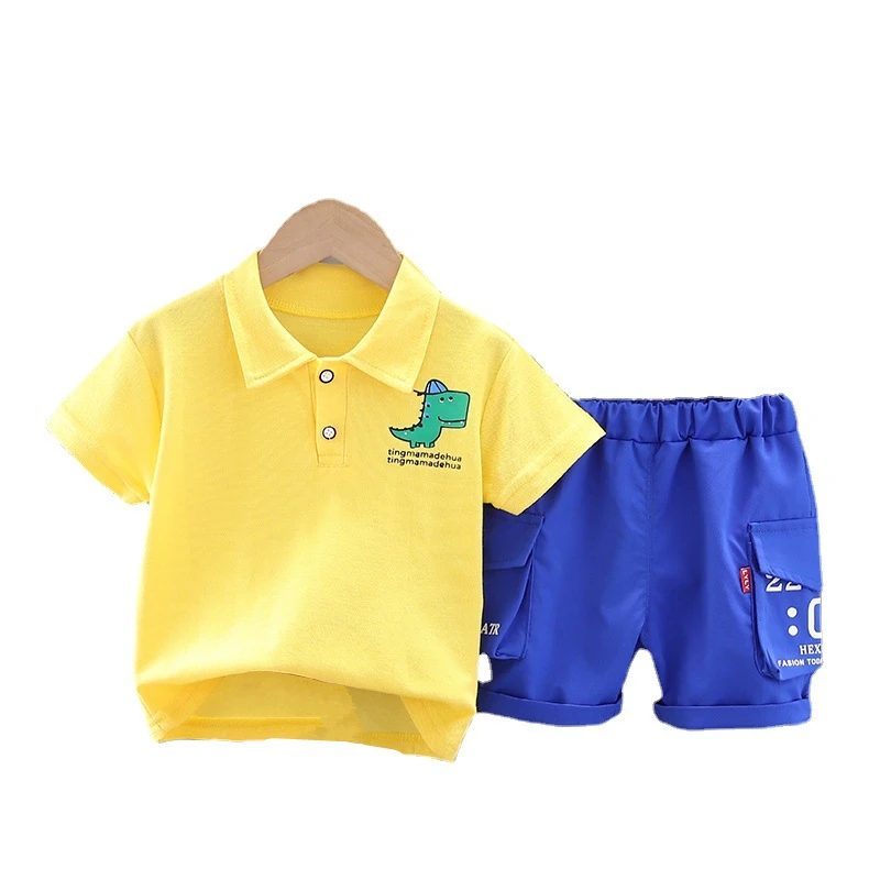 

New Summer Baby Clothes Suit Children Boys Girls Casual Cotton T-Shirt Shorts 2Pcs/Sets Toddler Fashion Costume Kids Tracksuits