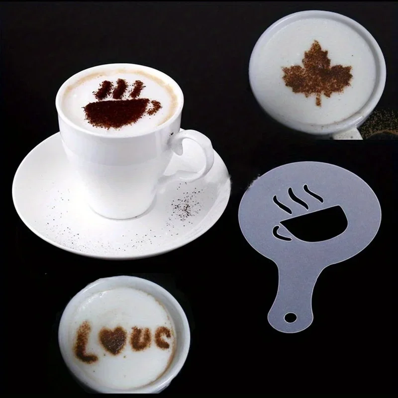 16 шт. трафареты для бариста кофе латте капучино