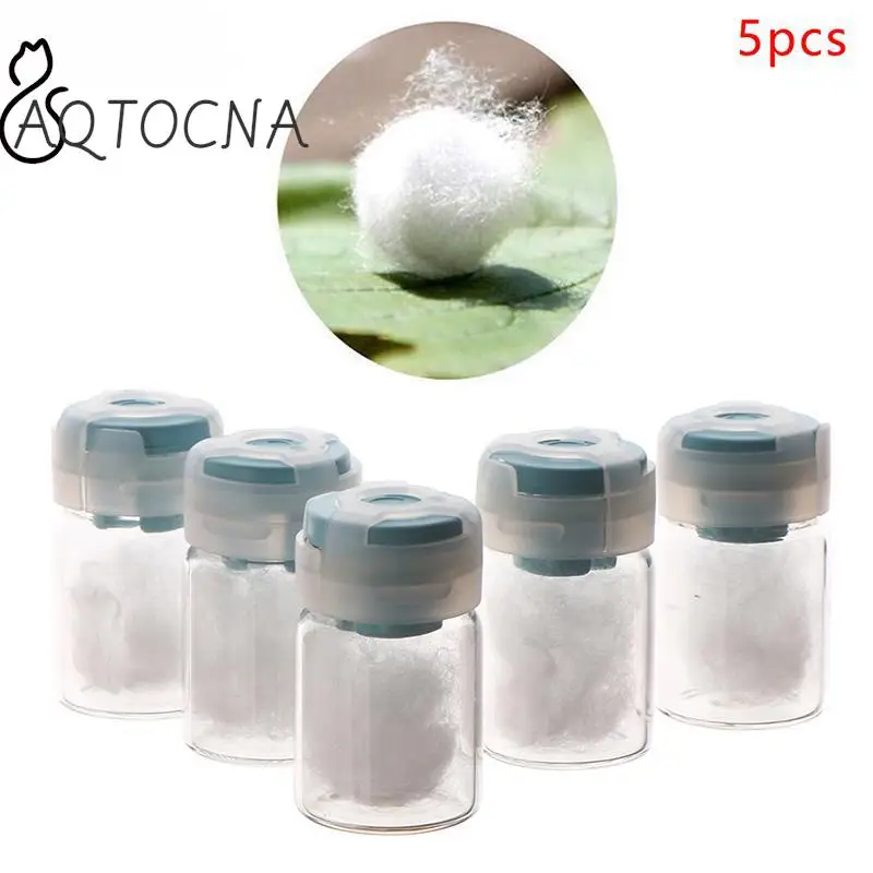 

5 Bottles Natural Silk Protein Pure Collagen Ball Anti Aging Essence Firming Wrinkle Removal Facial Serum Cosmetics