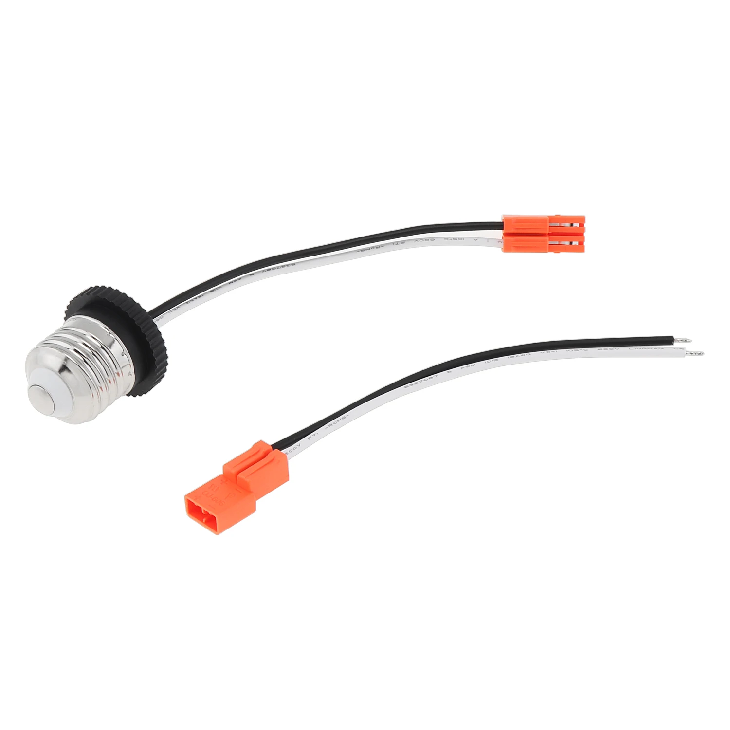 E26 Socket Adapter Medium Base Male Screw In Light Bulb Socket Lamp Sockets Pigtail for Led Ceiling Lights Downlight