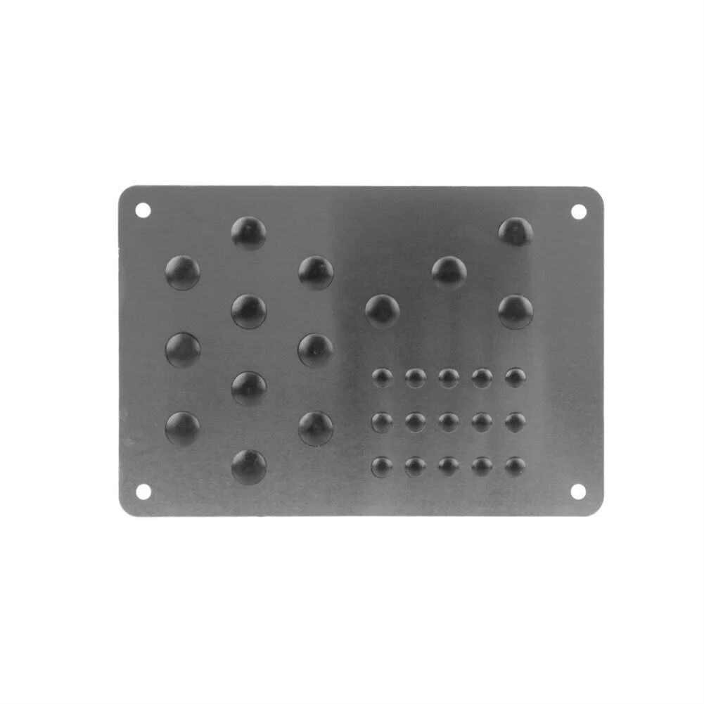 

New Car Foot Pedal Pad Pedals Mat Convenient 22x15cm Aluminum Anti-Skid Auto Accessories Carpet Patch Interior