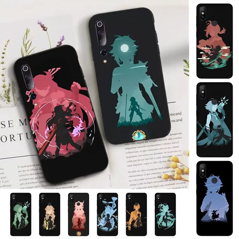 

Lite Civi Genshin Impact Anime Phone Case for Xiaomi mi 5 6 8 9 10 lite pro SE Mix 2s 3 F1 Max2 3