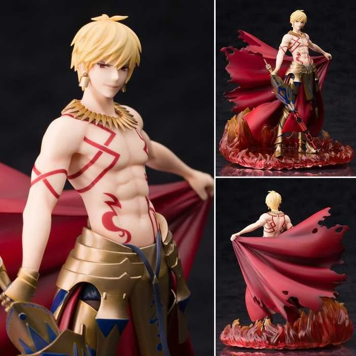 

100% оригинал: аниме Fate Grand Order Gilgamesh 26 см фигура аниме модель игрушки Фигурки Коллекционная кукла подарок