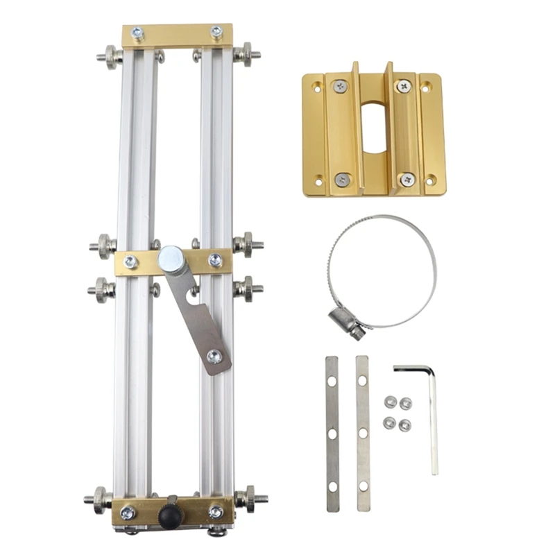

2 In 1 Punch Locator Invisible Connector Fastener Trimming Machine Slotting Fixture For Furniture Wardrobe DIY Tools