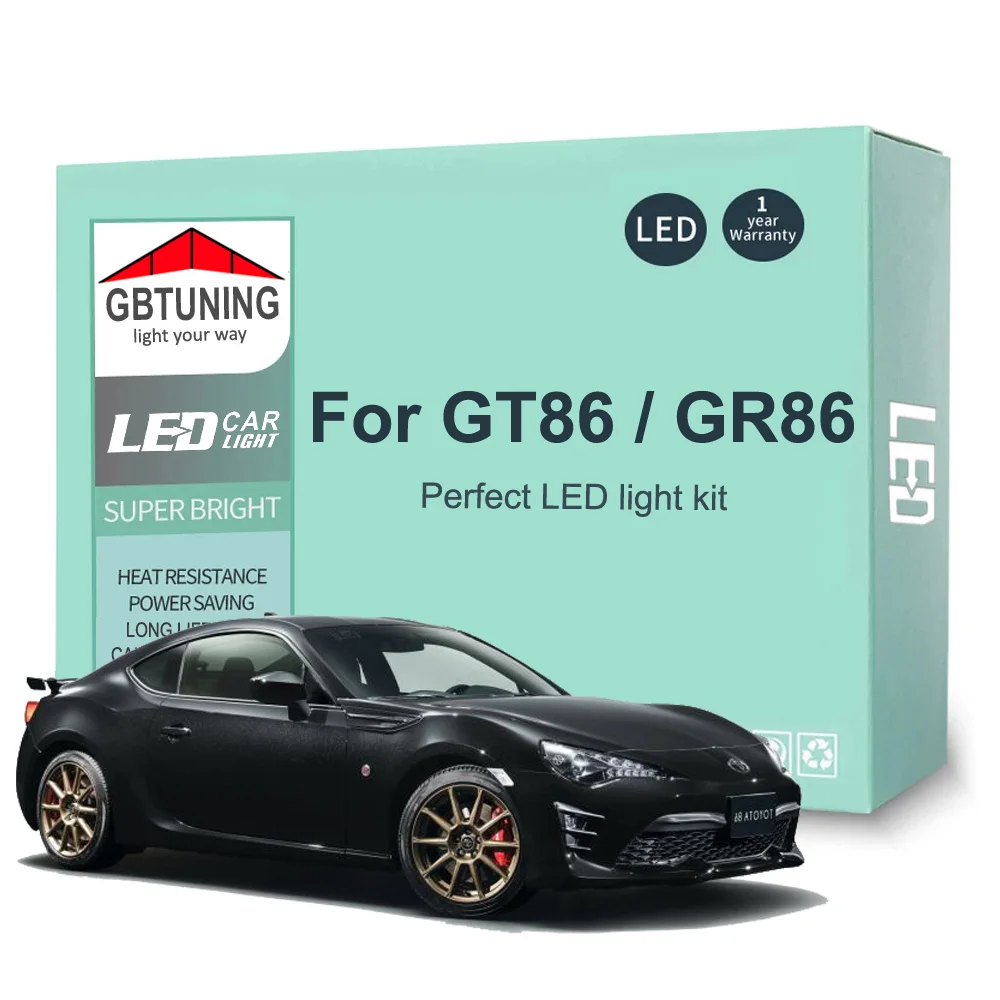 

Комплект ламп Canbus для Toyota 86 GT86 GR86 2012-2018 2019 2020 2021 2022 2023
