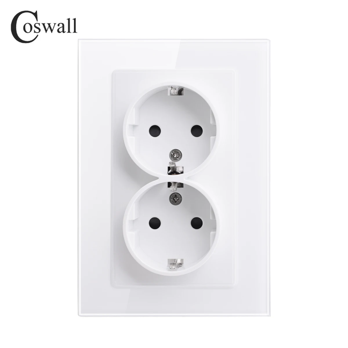 

Coswall вертикальная двойная розетка