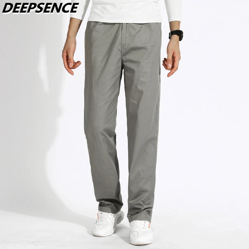 2022 Men Cargo Pants Casual Four Seasons Outdoor Jogging Cotton Pockets Loose Straight Trousers For Pants Men Big Size L-5XL
