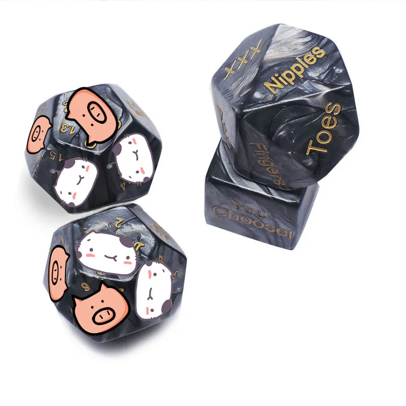 

Dice Set Action Flirting Color Polyhedron Couples Flirting Sieve
