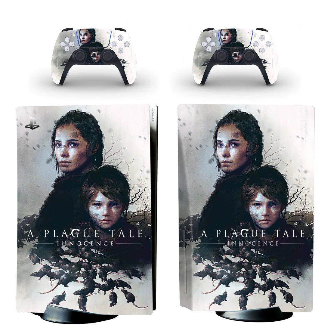 

A Plague Tale Innocence PS5 Standard Disc Skin Sticker Decal Cover for Console and Controllers PS5 Disk Skin Vinyl