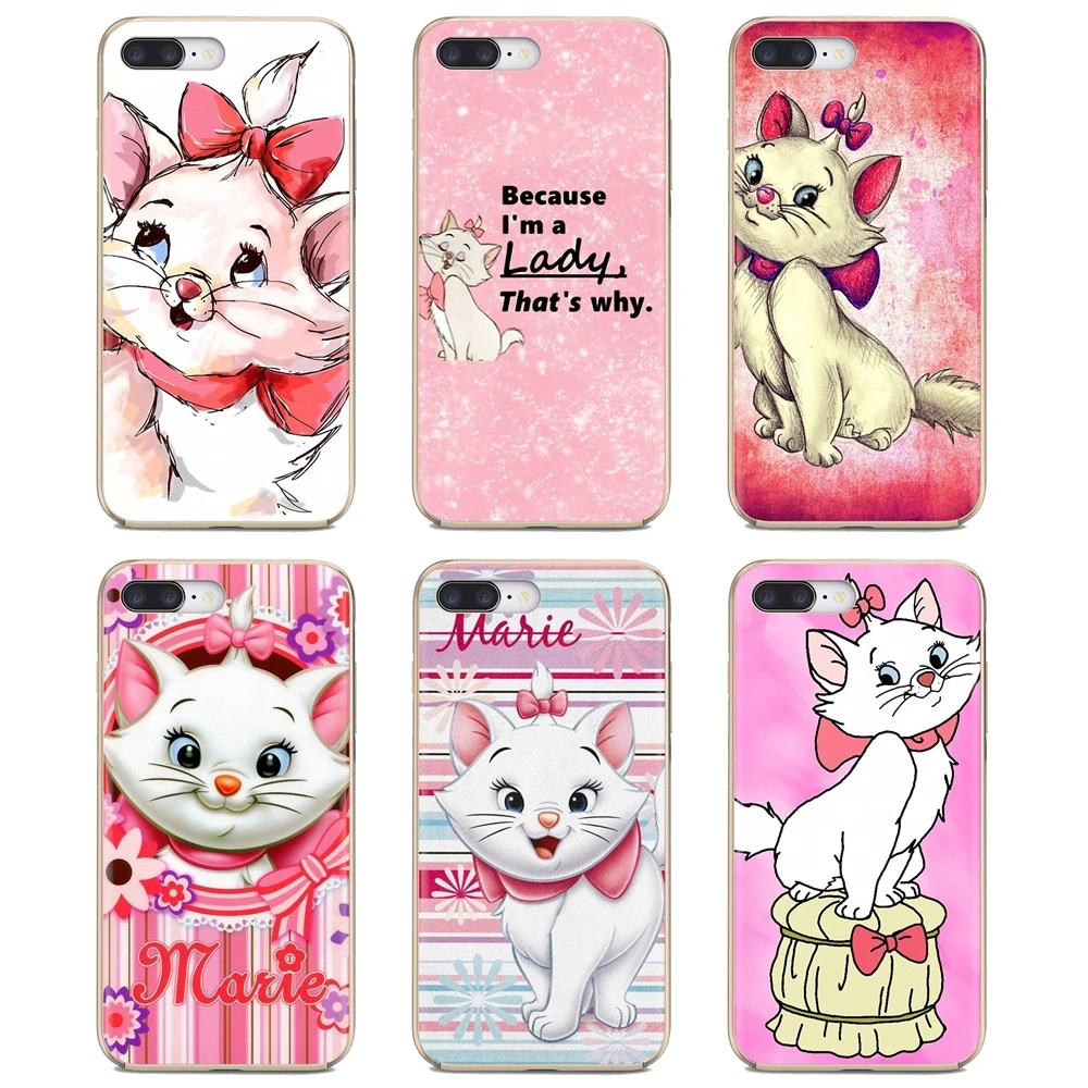 

Phone Cases For iPhone 10 11 12 13 Mini Pro 4S 5S SE 5C 6 6S 7 8 X XR XS Plus Max 2020 Pink marie aristocats Cat