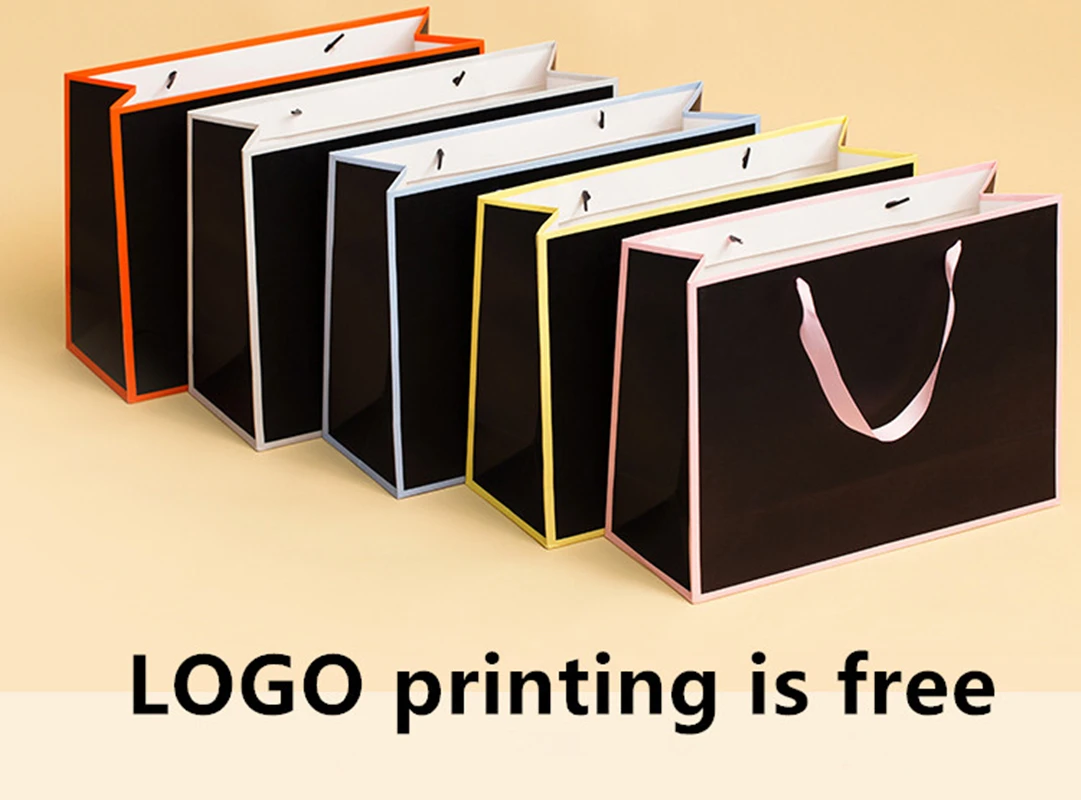 2022 Бесплатная доставка 100 шт./лот большой размер утолщенная бумажная сумка для