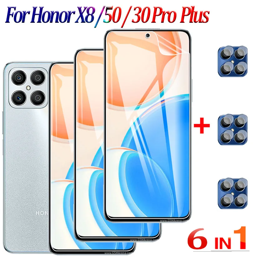 

Hydrogel Film Honor X8 Screen Protector Film For Huawei Xonor Magic 4 50 Lite 30 Pro Plus Hidrogel Honor Magic4 Lite 5G X9 X7 X8