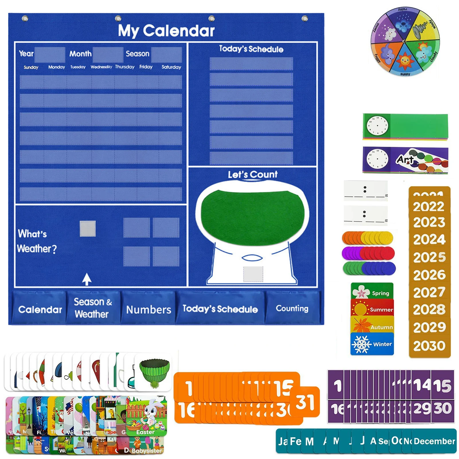 

Classroom Calendar Classroom Calendar Learning From Home And School Homeschooling Or Classroom For Teachers Essential For