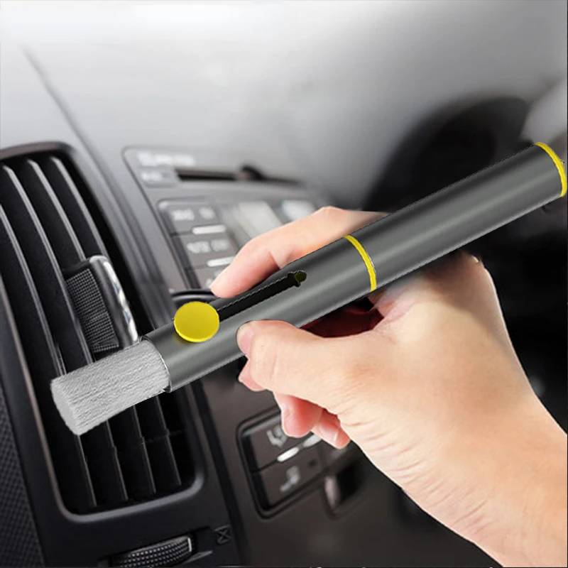 

Car Retractable Cleaning Brush Multifunctional Car Air Conditioner Tire Cleaning Brush Window Breaker Car cleaning Accessory