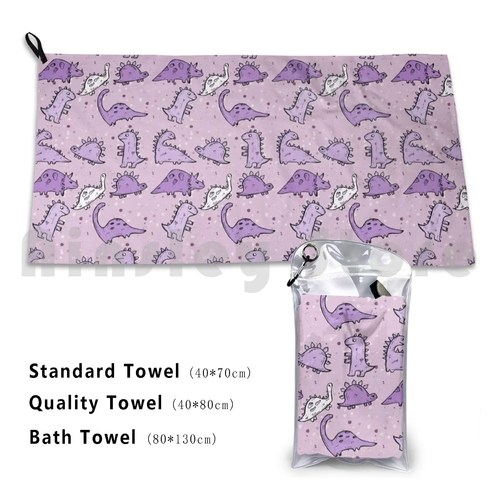 

Towel Pale Pink Purple Dinosaur Pattern Hat Purple Dinosaur Dinosaur Pink Dinosaur Pink Cute