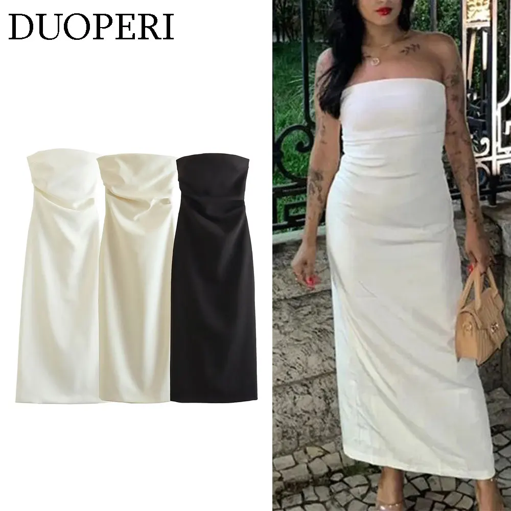 Элегантное длинное платье для женщин без рукавов повседневный стиль