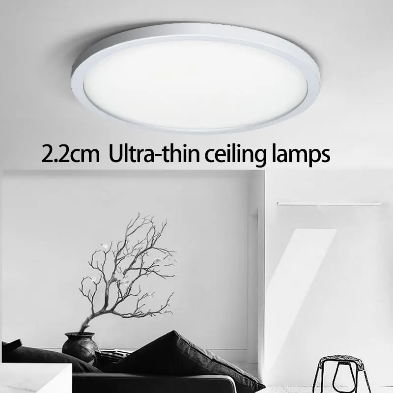 

2.2cm Ultrathin LED Ceiling Lamp 110/220V 9/13/18/24W Morden Ceiling Lights For Bedroom lustre Lights For Living Room DiningRoom