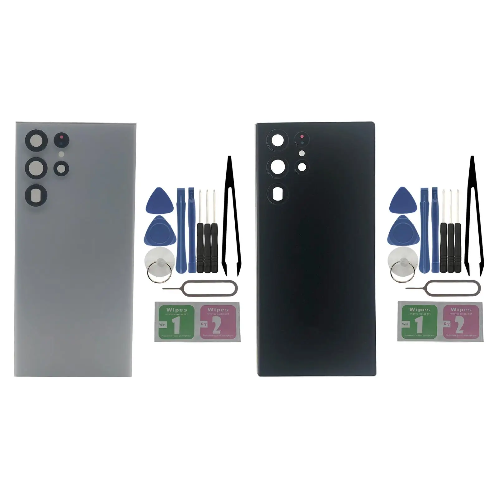 

Rear Panel Back Glass Cover Housing Door with Tools Camera Lens Cover Tape Parts Replacement for 5G S908U S908F