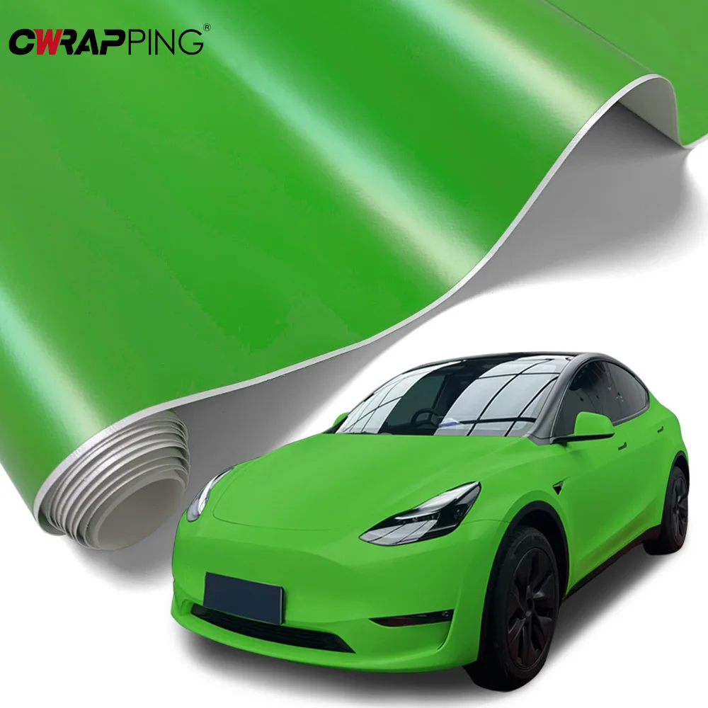 Матовая Зеленая Виниловая Пленка Индивидуальная Автомобильная Наклейка