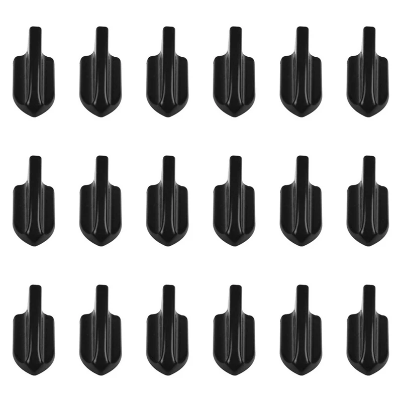 

18 шт. черный автомобиль EVO-Style PP крыша Акулий плавники спойлер комплект крыла Вихревой генератор