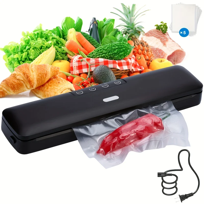 

Вакуумный упаковщик пищевых продуктов [Flash Deal], автоматическая система запечатывания воздуха для сухих и влажных продуктов