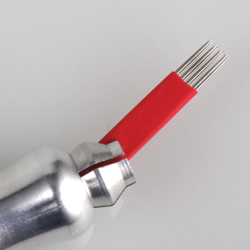 

50 шт., круглые иглы для татуажа бровей, 4 х3