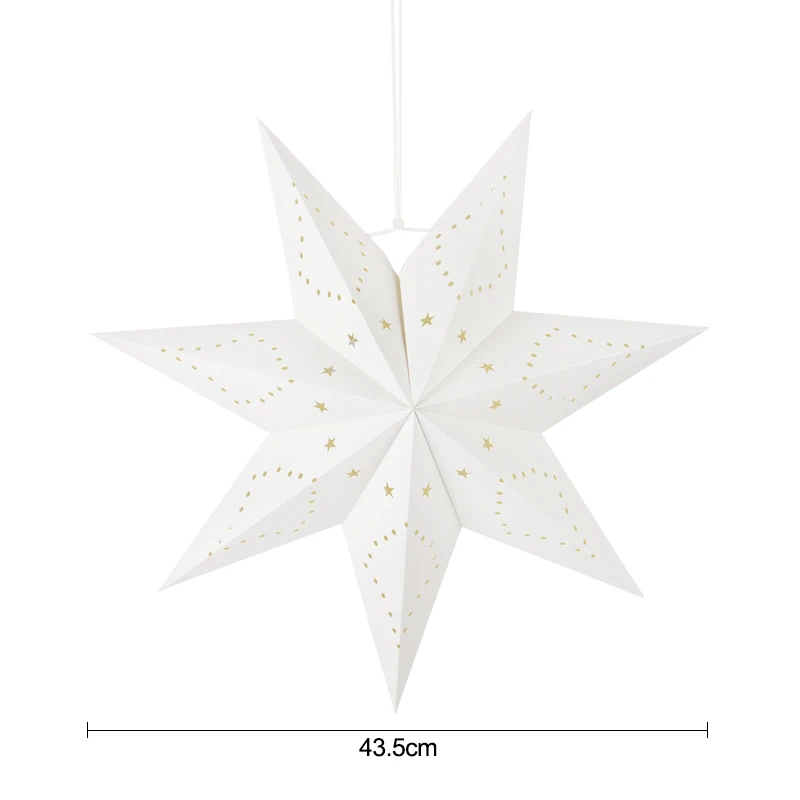 

Бумажный фонарь звезда 30/45/60 см