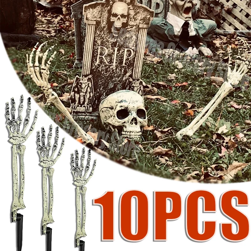 Реквизит на Хэллоуин череп скелет ужас надгробие Череп марля украшение Декор для