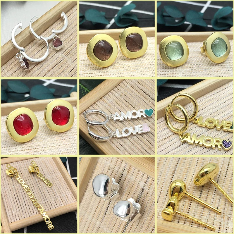 

Популярные товары, высокое качество, оригинальные милые серьги с испанским медведем из драгоценных камней, самодельные дизайнерские ювели...