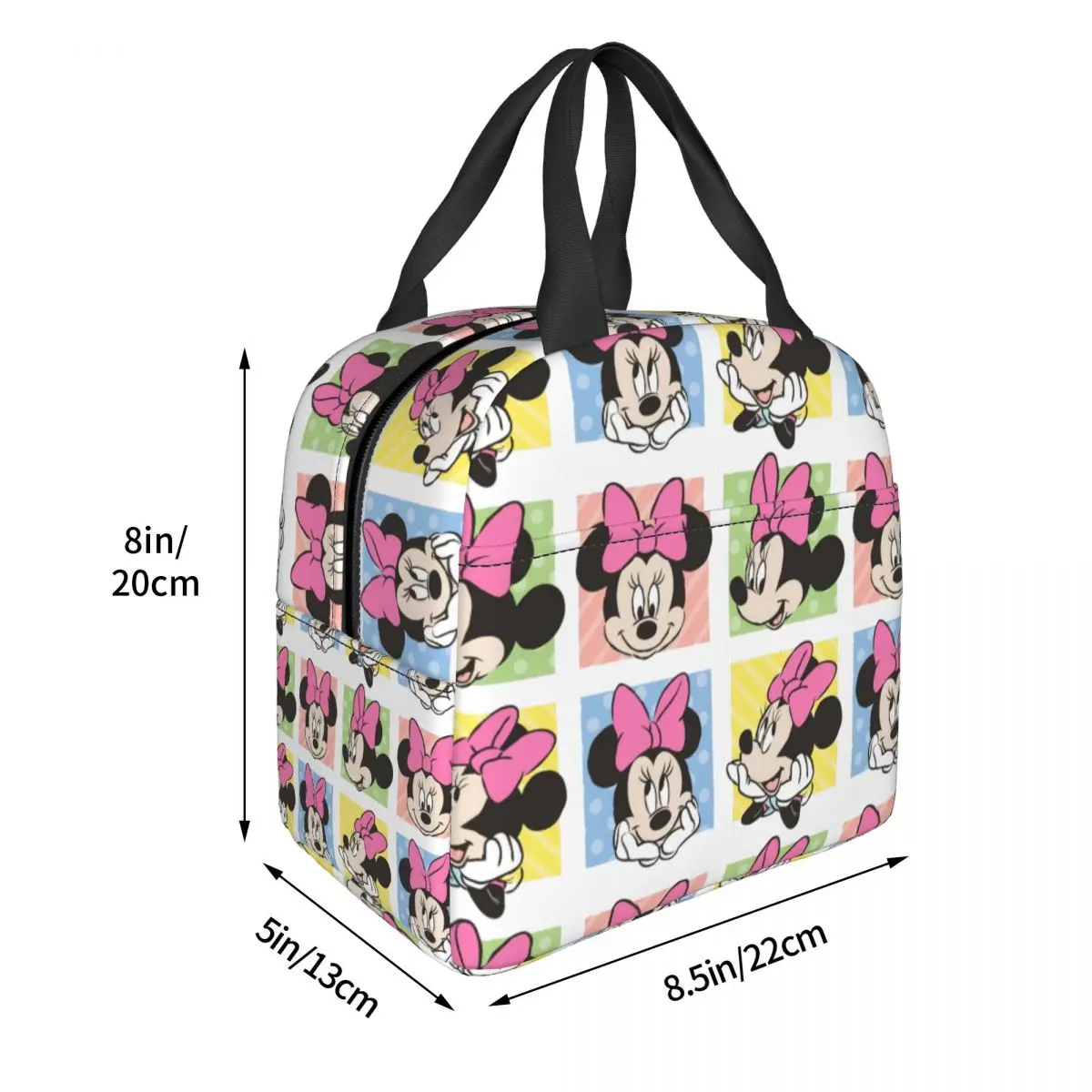 Изолированная сумка для ланча с Микки и Минни Маусом мультяшный портативный