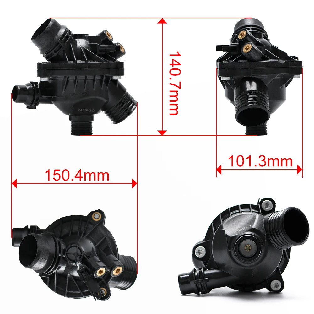 Комплект болтов термостата электрического водяного насоса для BMW X3 X5 325i 328i 330i 525i