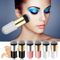 new chubby pier foundation brush flat cream makeup brushes professional cosmetic make up brush